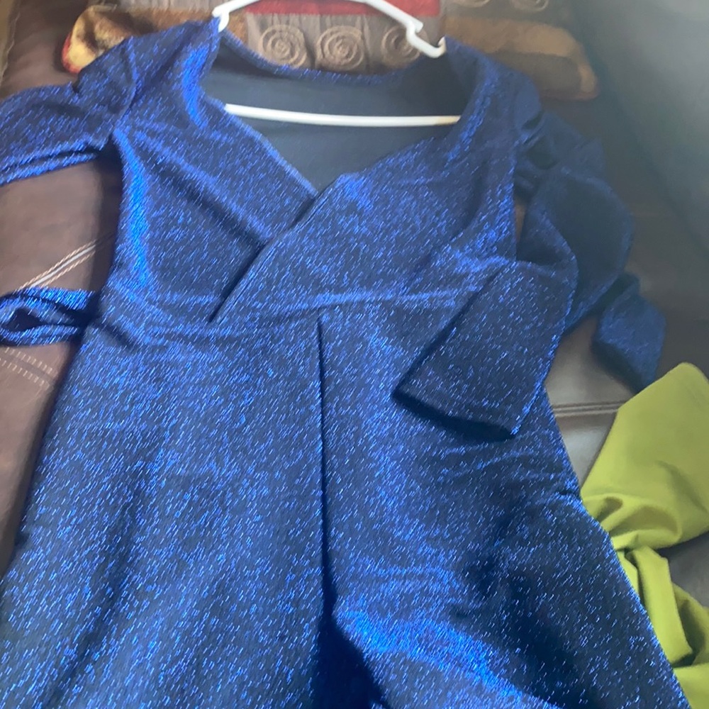 Blue one piece jumpsuit